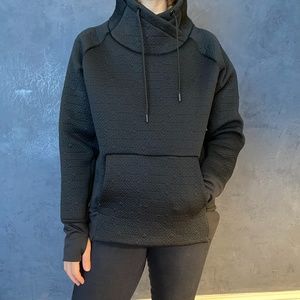 Athleta High Neck Quilted Sweatshirt